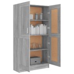 vidaXL Bibliotecă, gri sonoma, 82,5x30,5x150 cm, lemn prelucrat vidaXL Bibliotecă, gri sonoma, 82,5x30,5x150 cm, lemn prelucrat