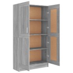 vidaXL Bibliotecă, gri sonoma, 82,5x30,5x150 cm, lemn prelucrat vidaXL Bibliotecă, gri sonoma, 82,5x30,5x150 cm, lemn prelucrat
