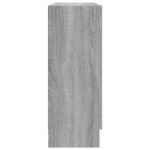vidaXL Dulap cu vitrină, gri sonoma, 82,5x30,5x80 cm, lemn prelucrat vidaXL Dulap cu vitrină, gri sonoma, 82,5x30,5x80 cm, lemn prelucrat