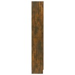 vidaXL Dulap vitrină stejar fumuriu 82,5x30,5x185,5 cm lemn prelucrat