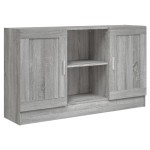 vidaXL Servantă, sonoma gri, 120x30,5x70 cm, lemn prelucrat