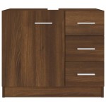 vidaXL Dulap de chiuvetă, stejar maro, 63x30x54 cm, lemn prelucrat vidaXL Dulap de chiuvetă, stejar maro, 63x30x54 cm, lemn prelucrat