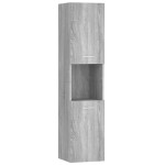 vidaXL Dulap de baie, sonoma gri, 30x30x130 cm, lemn prelucrat vidaXL Dulap de baie, sonoma gri, 30x30x130 cm, lemn prelucrat