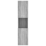 vidaXL Dulap de baie, sonoma gri, 30x30x130 cm, lemn prelucrat vidaXL Dulap de baie, sonoma gri, 30x30x130 cm, lemn prelucrat
