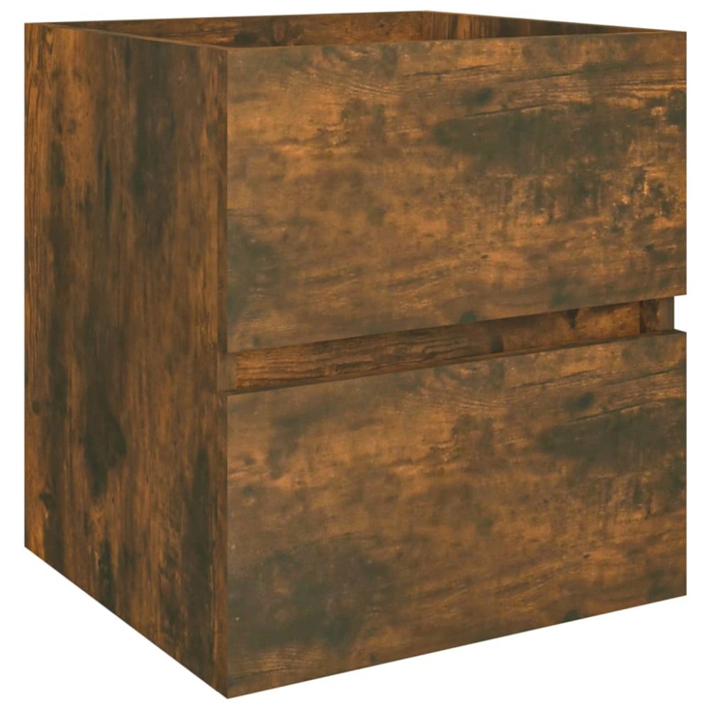 vidaXL Dulap chiuvetă, stejar fumuriu, 41x38,5x45 cm, lemn prelucrat