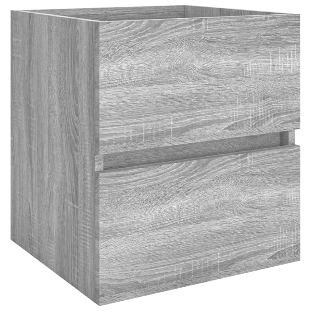 vidaXL Dulap de chiuvetă, sonoma gri, 41x38,5x45 cm, lemn prelucrat