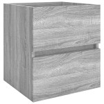 vidaXL Dulap de chiuvetă, sonoma gri, 41x38,5x45 cm, lemn prelucrat vidaXL Dulap de chiuvetă, sonoma gri, 41x38,5x45 cm, lemn prelucrat