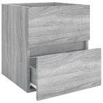vidaXL Dulap de chiuvetă, sonoma gri, 41x38,5x45 cm, lemn prelucrat vidaXL Dulap de chiuvetă, sonoma gri, 41x38,5x45 cm, lemn prelucrat