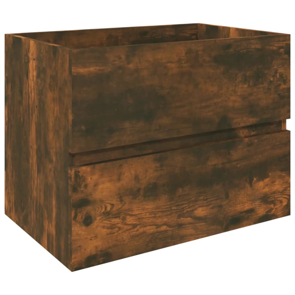 vidaXL Dulap chiuvetă, stejar fumuriu, 60x38,5x45 cm, lemn prelucrat