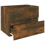 vidaXL Dulap chiuvetă, stejar fumuriu, 60x38,5x45 cm, lemn prelucrat
