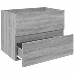 vidaXL Dulap de chiuvetă, sonoma gri, 60x38,5x45 cm, lemn prelucrat vidaXL Dulap de chiuvetă, sonoma gri, 60x38,5x45 cm, lemn prelucrat