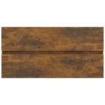 vidaXL Dulap chiuvetă, stejar fumuriu, 90x38,5x45 cm, lemn prelucrat vidaXL Dulap chiuvetă, stejar fumuriu, 90x38,5x45 cm, lemn prelucrat