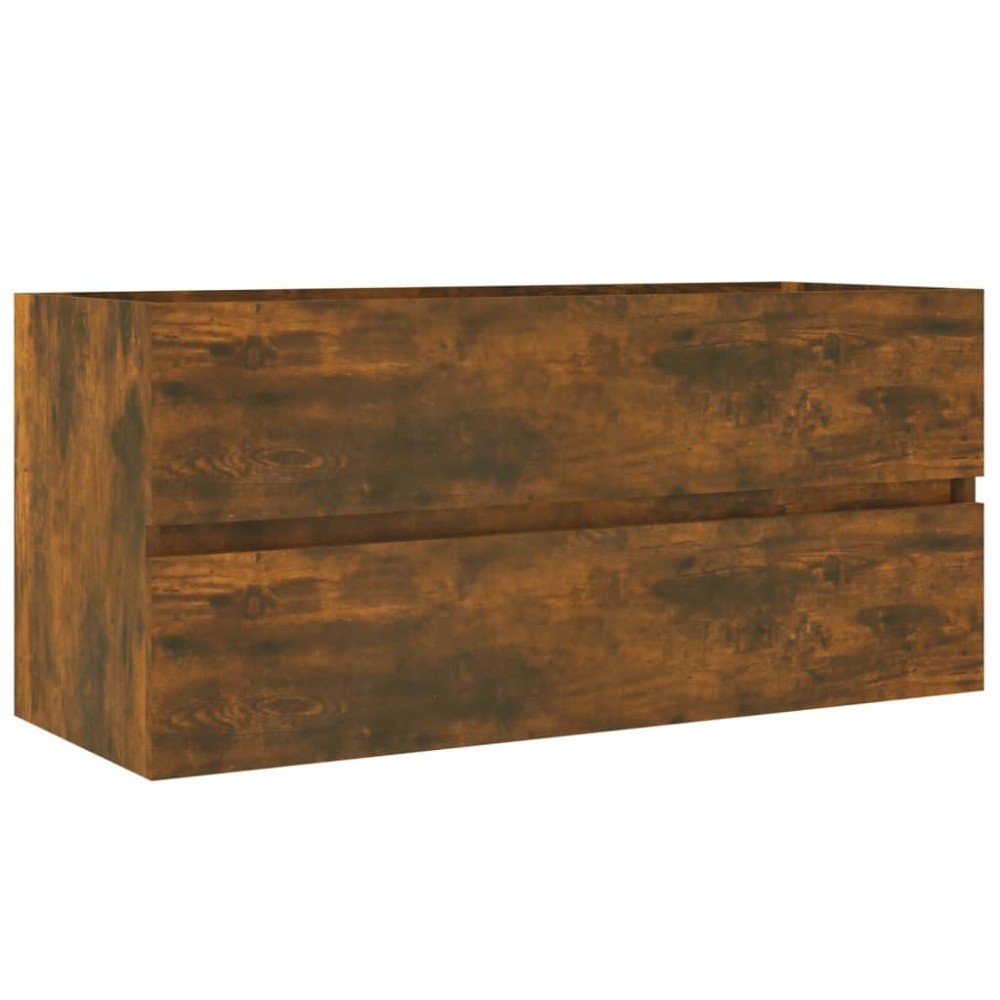 vidaXL Dulap chiuvetă, stejar fumuriu, 100x38,5x45 cm, lemn prelucrat