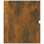 vidaXL Dulap chiuvetă, stejar fumuriu, 100x38,5x45 cm, lemn prelucrat