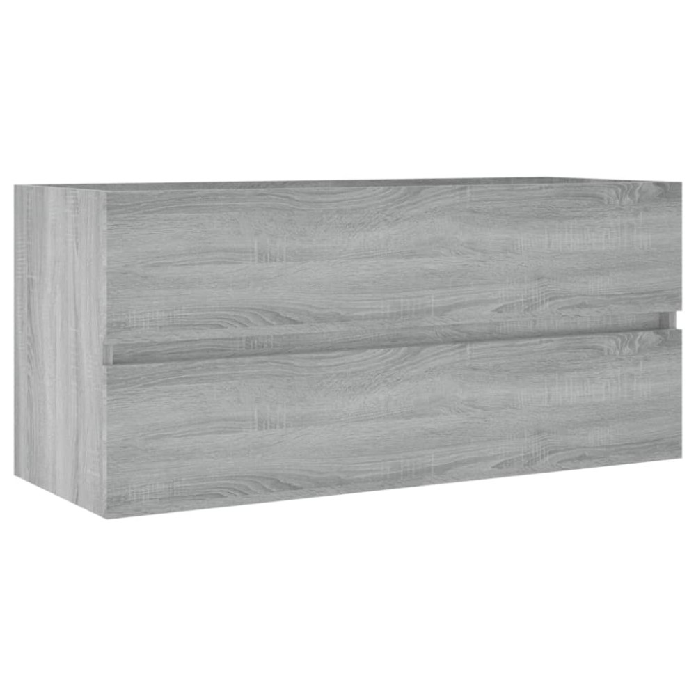 vidaXL Dulap de chiuvetă, sonoma gri, 100x38,5x45 cm, lemn prelucrat