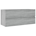vidaXL Dulap de chiuvetă, sonoma gri, 100x38,5x45 cm, lemn prelucrat vidaXL Dulap de chiuvetă, sonoma gri, 100x38,5x45 cm, lemn prelucrat