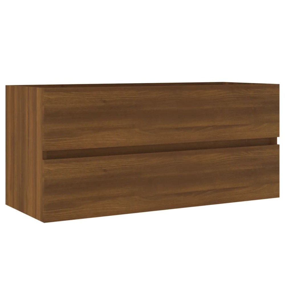 vidaXL Dulap chiuvetă, stejar maro, 100x38,5x45 cm, lemn prelucrat