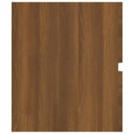 vidaXL Dulap chiuvetă, stejar maro, 100x38,5x45 cm, lemn prelucrat vidaXL Dulap chiuvetă, stejar maro, 100x38,5x45 cm, lemn prelucrat