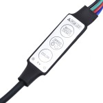 vidaXL Comodă TV cu lumini LED, stejar maro, 120x35x40 cm