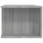 vidaXL Comodă TV cu lumini LED, gri sonoma, 135x39x30 cm vidaXL Comodă TV cu lumini LED, gri sonoma, 135x39x30 cm