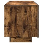 vidaXL Comodă TV, stejar fumuriu, 100x35x40 cm, lemn prelucrat vidaXL Comodă TV, stejar fumuriu, 100x35x40 cm, lemn prelucrat