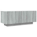 vidaXL Comodă TV, gri sonoma, 100x35x40 cm, lemn prelucrat