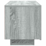 vidaXL Comodă TV, gri sonoma, 100x35x40 cm, lemn prelucrat