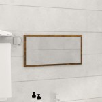 vidaXL Set mobilier de baie, 2 piese, stejar fumuriu, lemn prelucrat vidaXL Set mobilier de baie, 2 piese, stejar fumuriu, lemn prelucrat