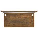 vidaXL Set mobilier de baie, 2 piese, stejar fumuriu, lemn prelucrat vidaXL Set mobilier de baie, 2 piese, stejar fumuriu, lemn prelucrat