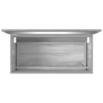 vidaXL Set mobilier de baie, 2 piese, gri sonoma, lemn prelucrat vidaXL Set mobilier de baie, 2 piese, gri sonoma, lemn prelucrat