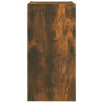 vidaXL Comodă TV, stejar fumuriu, 30,5x30x60 cm, lemn prelucrat