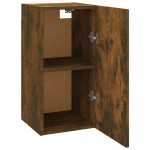 vidaXL Comode TV, 2 buc., stejar fumuriu, 30,5x30x60 cm lemn prelucrat