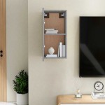 vidaXL Comodă TV, gri sonoma, 30,5x30x60 cm, lemn prelucrat vidaXL Comodă TV, gri sonoma, 30,5x30x60 cm, lemn prelucrat