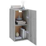 vidaXL Comodă TV, gri sonoma, 30,5x30x60 cm, lemn prelucrat vidaXL Comodă TV, gri sonoma, 30,5x30x60 cm, lemn prelucrat