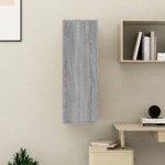 vidaXL Comodă TV, gri sonoma, 30,5x30x90 cm, lemn prelucrat vidaXL Comodă TV, gri sonoma, 30,5x30x90 cm, lemn prelucrat