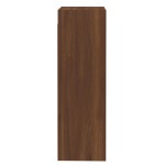 vidaXL Comode TV, 2 buc., stejar maro, 30,5x30x90 cm lemn prelucrat
