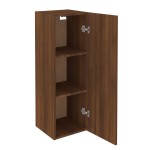 vidaXL Comode TV, 2 buc., stejar maro, 30,5x30x90 cm lemn prelucrat