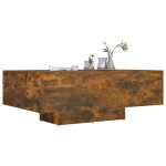 vidaXL Măsuță de cafea, stejar fumuriu, 85x55x31 cm, lemn prelucrat