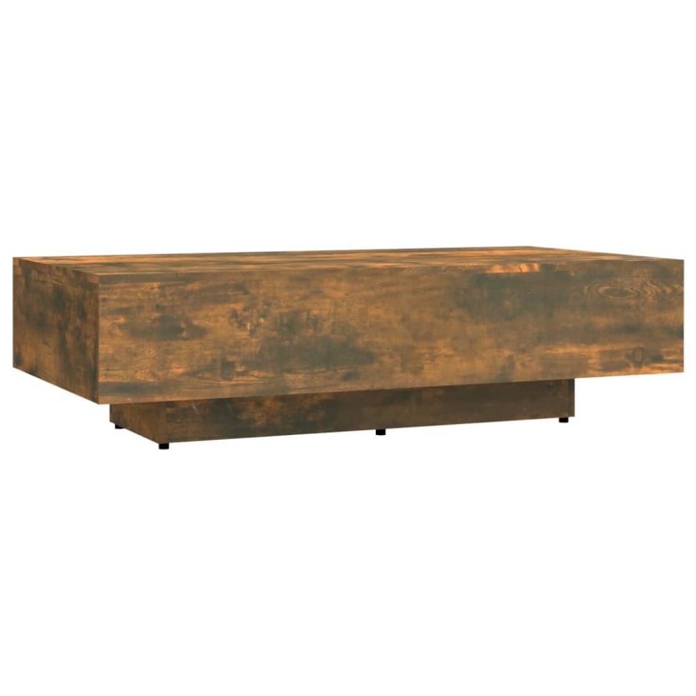 vidaXL Măsuță de cafea, stejar afumat, 100x49,5x31 cm, lemn prelucrat