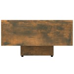 vidaXL Măsuță de cafea, stejar afumat, 100x49,5x31 cm, lemn prelucrat