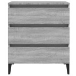 vidaXL Dulap, sonoma gri, 60x35x69 cm, lemn compozit