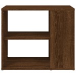 vidaXL Dulap lateral, stejar maro, 60x30x50 cm, lemn prelucrat