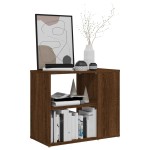 vidaXL Dulap lateral, stejar maro, 60x30x50 cm, lemn prelucrat