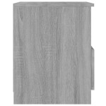 vidaXL Noptiere, 2 buc., gri sonoma, 40x40x50 cm, lemn compozit