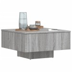 vidaXL Măsuță de cafea, gri sonoma, 60x60x31,5 cm, lemn prelucrat vidaXL Măsuță de cafea, gri sonoma, 60x60x31,5 cm, lemn prelucrat