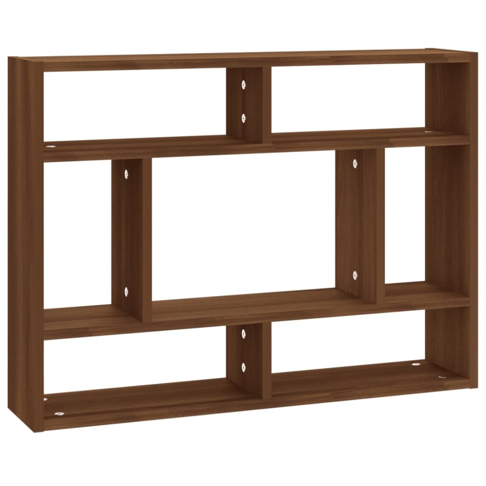 vidaXL Raft de perete, stejar maro, 75x16x55 cm, lemn compozit