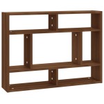 vidaXL Raft de perete, stejar maro, 75x16x55 cm, lemn compozit