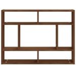 vidaXL Raft de perete, stejar maro, 75x16x55 cm, lemn compozit