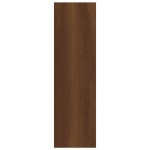 vidaXL Raft de perete, stejar maro, 75x16x55 cm, lemn compozit