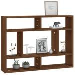 vidaXL Raft de perete, stejar maro, 75x16x55 cm, lemn compozit